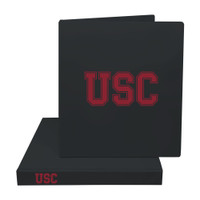 USC Trojans Black 1" Arch Binder